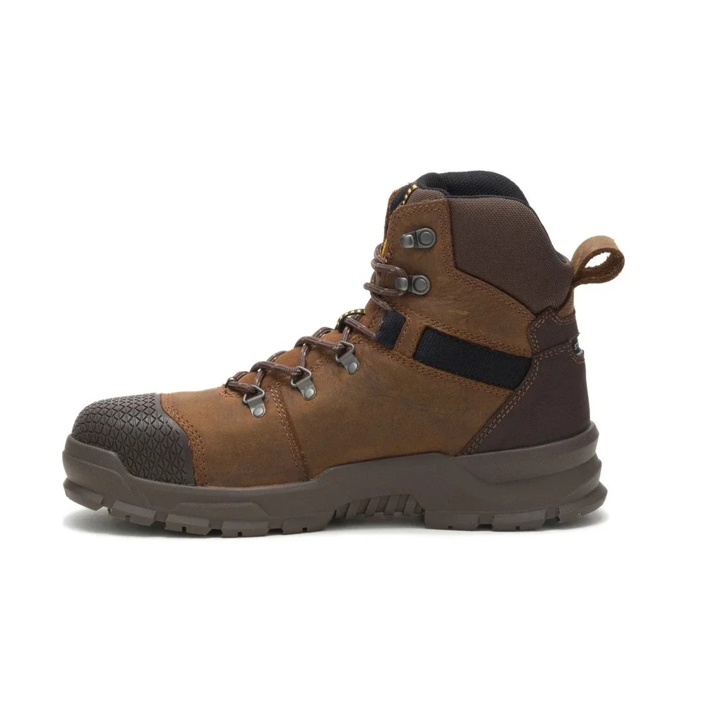 CAT Accomplice X Waterproof Steel Toe‎ Work Boot Men's Size 14 Brown Safety NEW